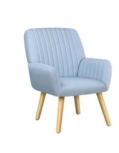 Armchair Lounge Accent Chair in Blue