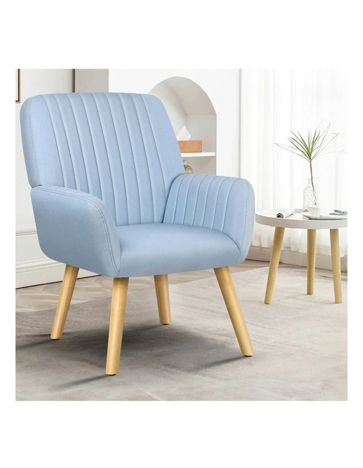 Armchair Lounge Accent Chair in Blue image 2