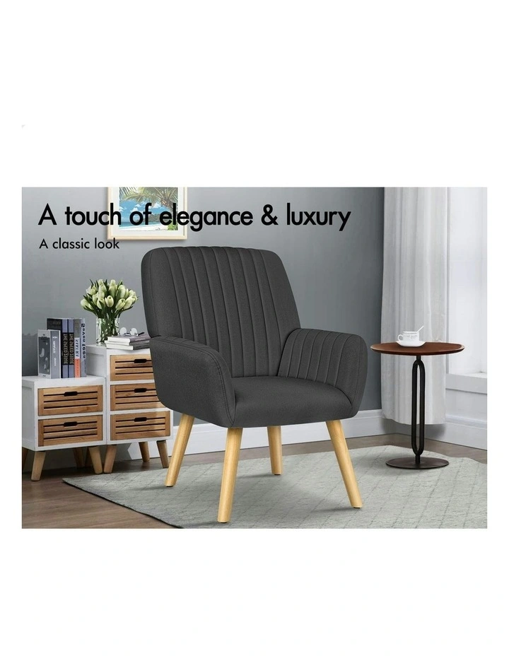 Armchair Accent Lounge Chair in Grey image 4