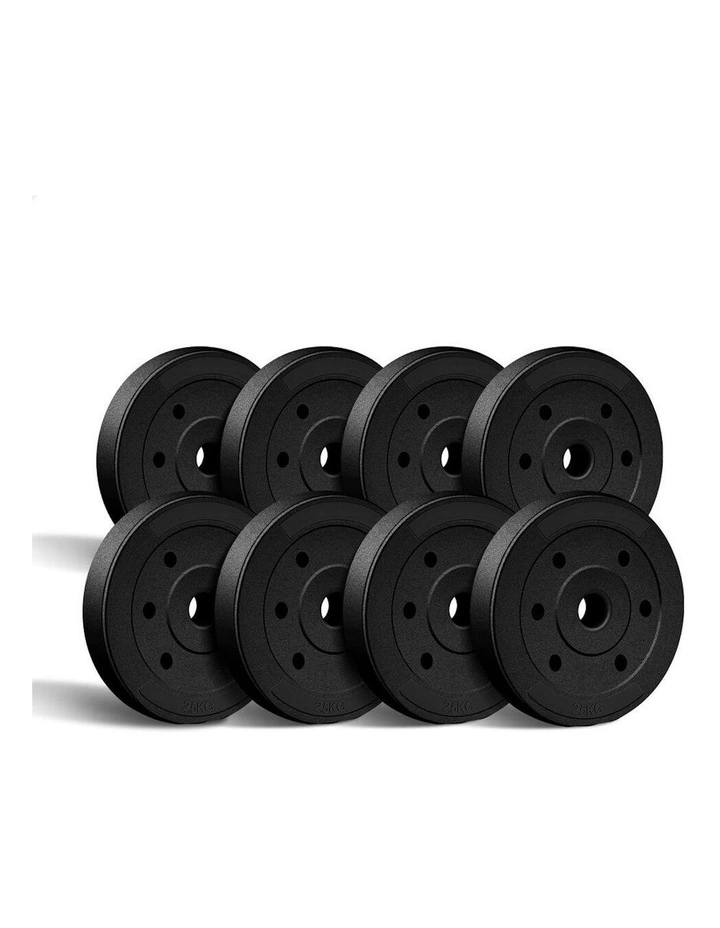 Weight Plate Set 20kg in Black image 1