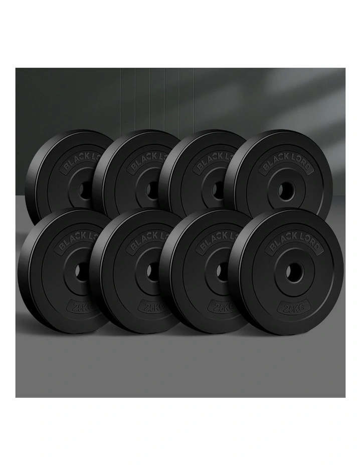 Weight Plate Set 20kg in Black image 2