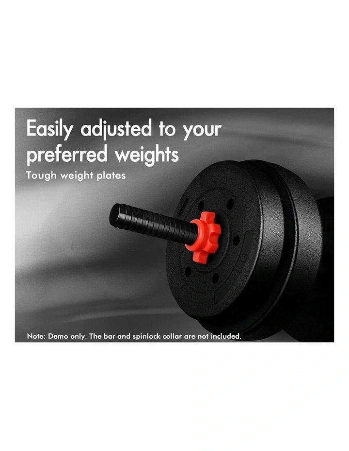 Weight Plate Set 20kg in Black image 6