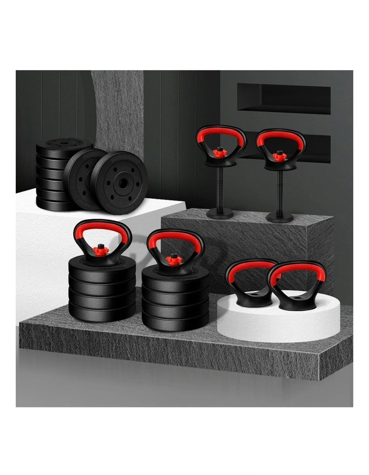 Kettlebell Set 20kg in Black image 2