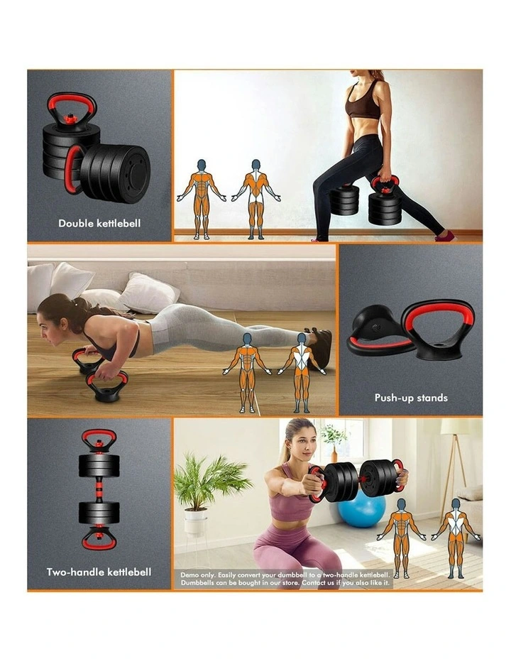 Kettlebell Set 20kg in Black image 6