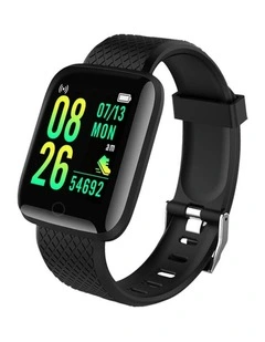 Bluetooth Smart Watch Heart Rate Monitor in Black