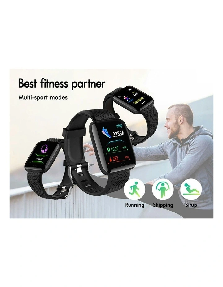 Bluetooth Smart Watch Heart Rate Monitor in Black image 7