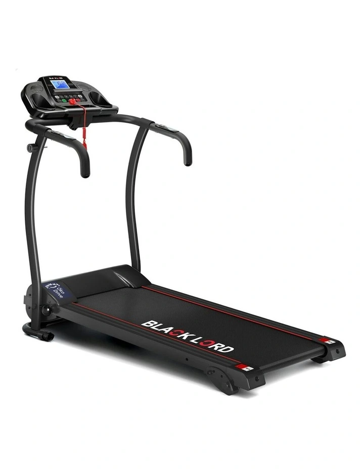 Electric Exercise Running Machine Foldable Treadmill Walking Pad in Black image 1