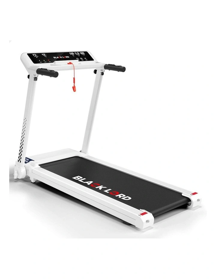 Electric Exercise Running Machine Foldable Home Gym Fitness Treadmill in White image 1