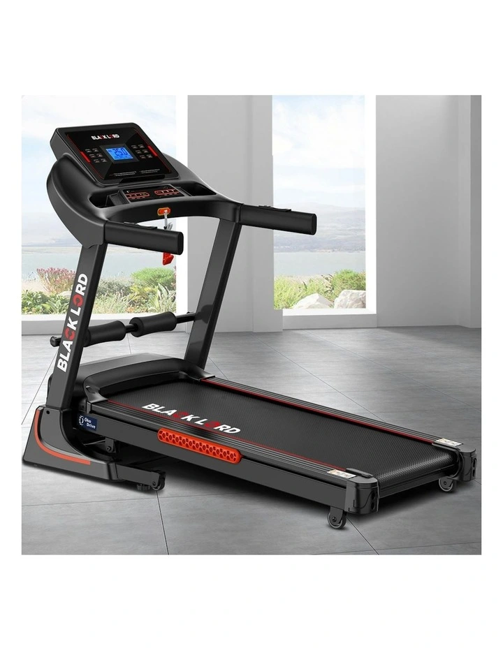 Incline Electric Running Machine Treadmill in Black image 2