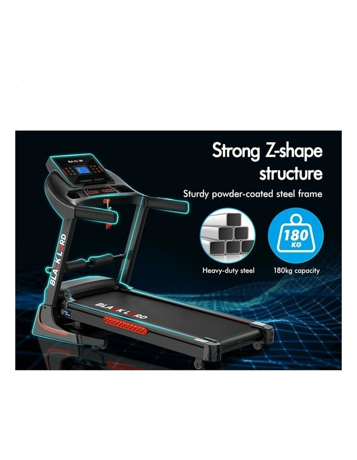 Incline Electric Running Machine Treadmill in Black image 7