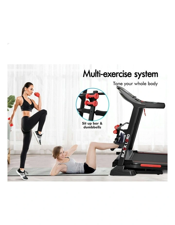 Auto Incline Treadmill in Black image 3