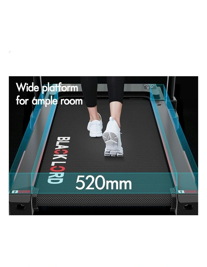 Auto Incline Treadmill in Black image 4