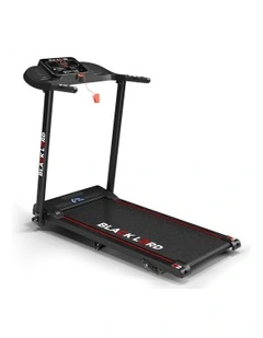 Incline Foldable Electric Exercise Treadmill 380mm in Black