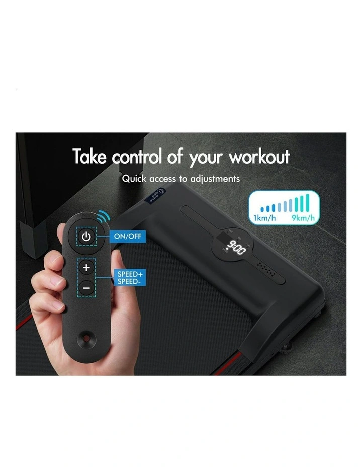 Exercise Fitness Home Gym Electric Walking Pad Treadmill in Black image 5