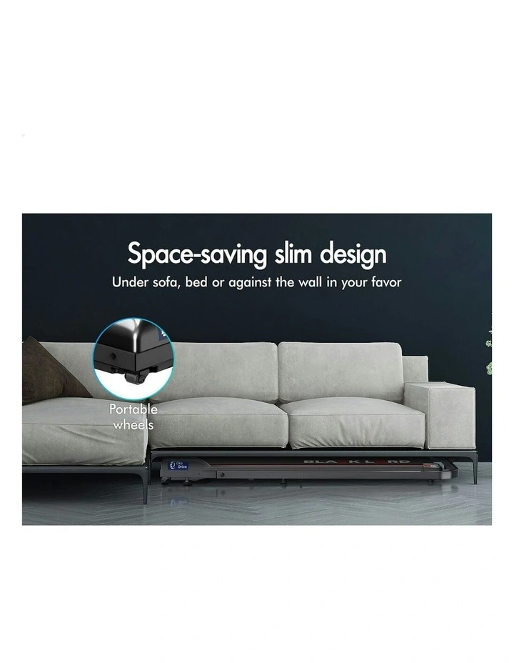 Home Gym Foldable Treadmill Electric Walking Pad in Black image 6