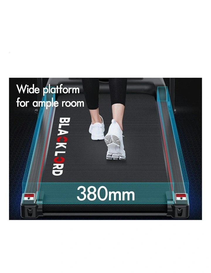 Home Gym Foldable Treadmill Electric Walking Pad in Black image 7