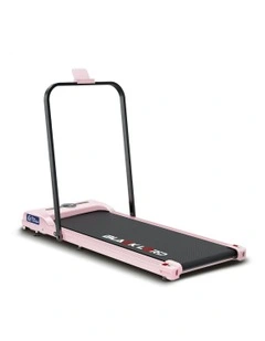 Home Gym Foldable Treadmill Electric Walking Pad in Pink