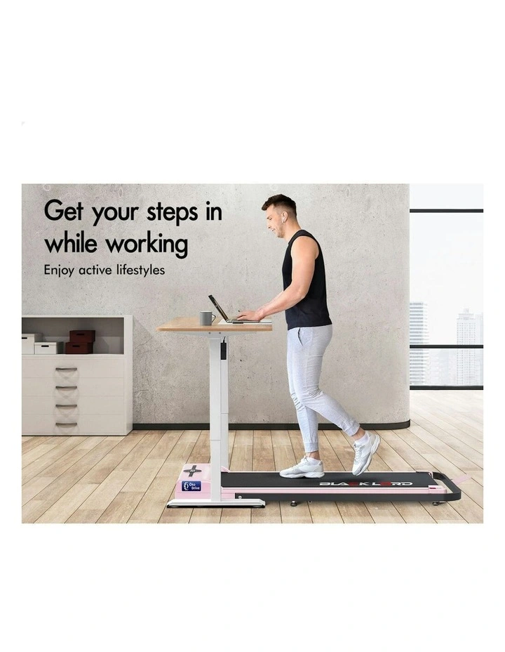 Home Gym Foldable Treadmill Electric Walking Pad in Pink image 4