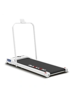 Electric Walking Pad Folding Treadmill in White