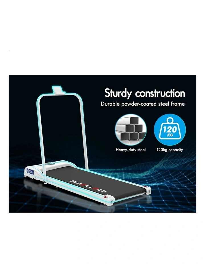 Electric Walking Pad Folding Treadmill in White image 5