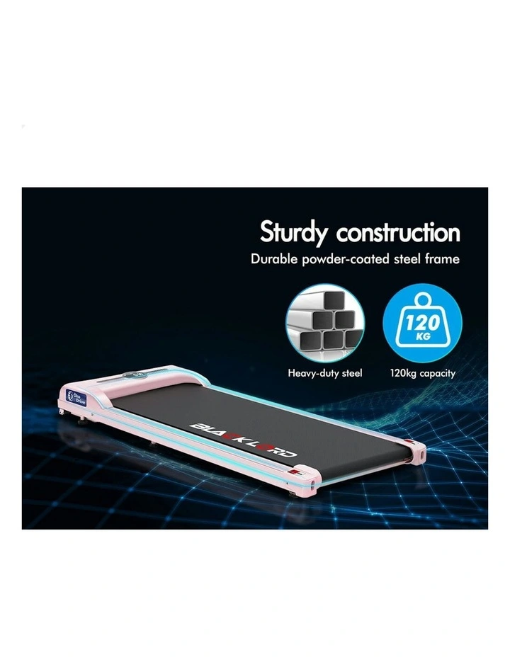 Electric Walking Pad Treadmill in Pink image 6