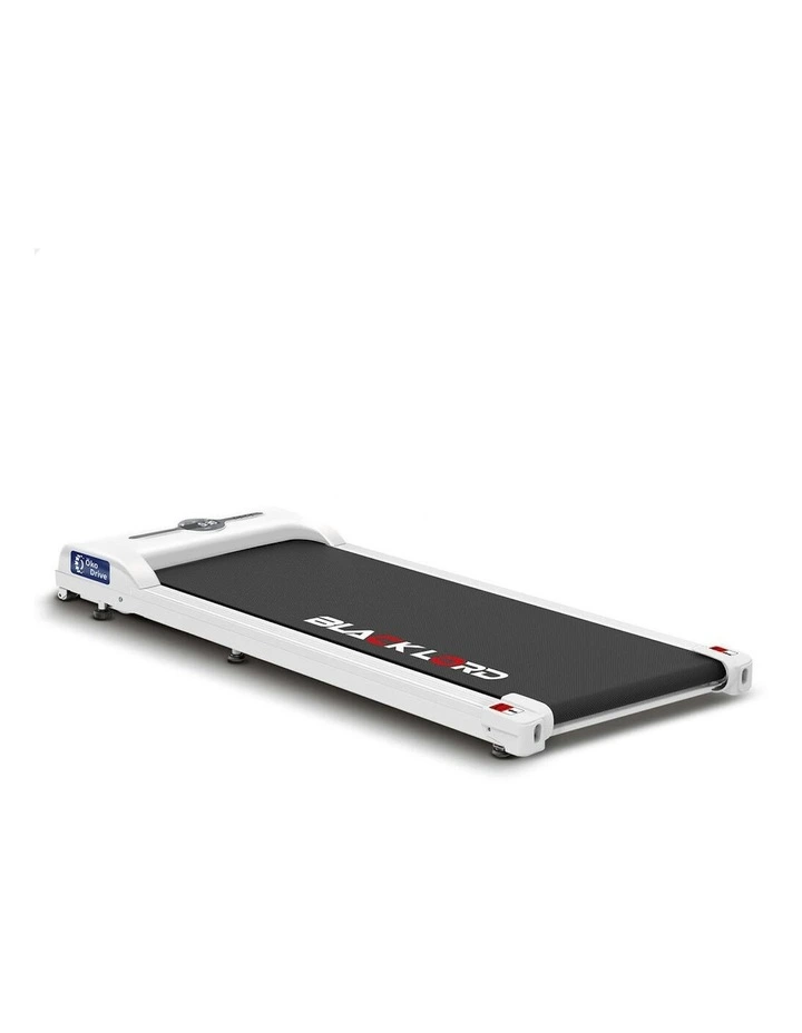 Electric Walking Pad Treadmill in White image 1
