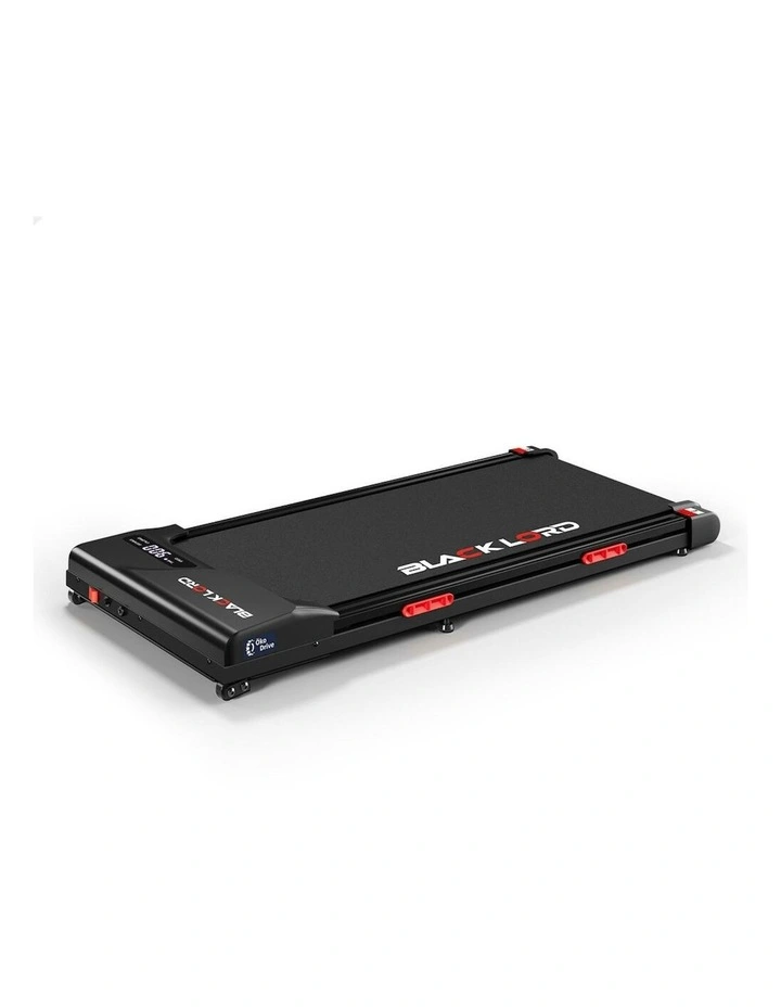 Electric Walking Pad Treadmill in Black image 1