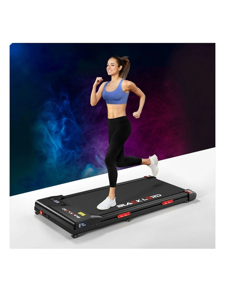 Electric Walking Pad Treadmill in Black image 2