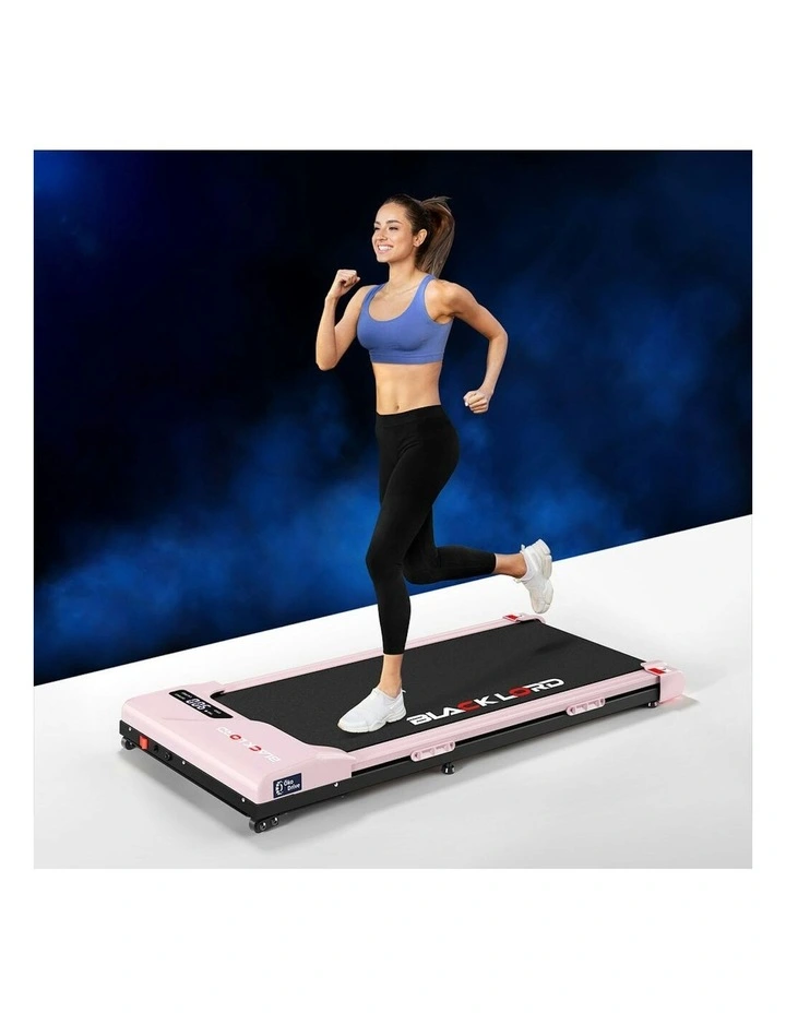 Electric Walking Pad Treadmill in Pink image 2