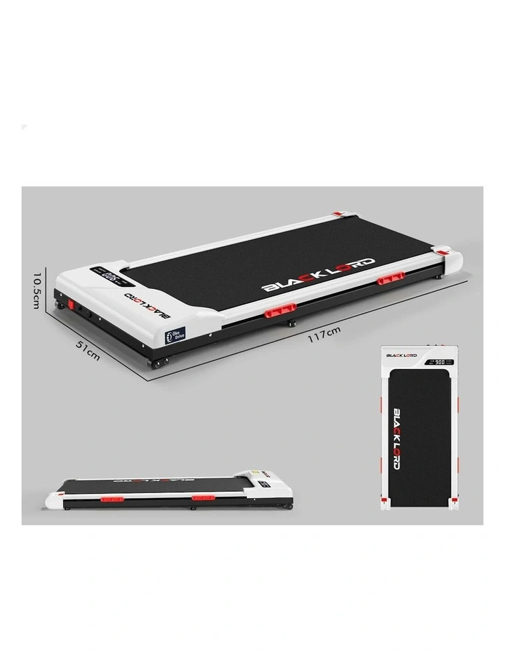 Electric Walking Pad Incline Gym Brushless Motor Treadmill in White image 7