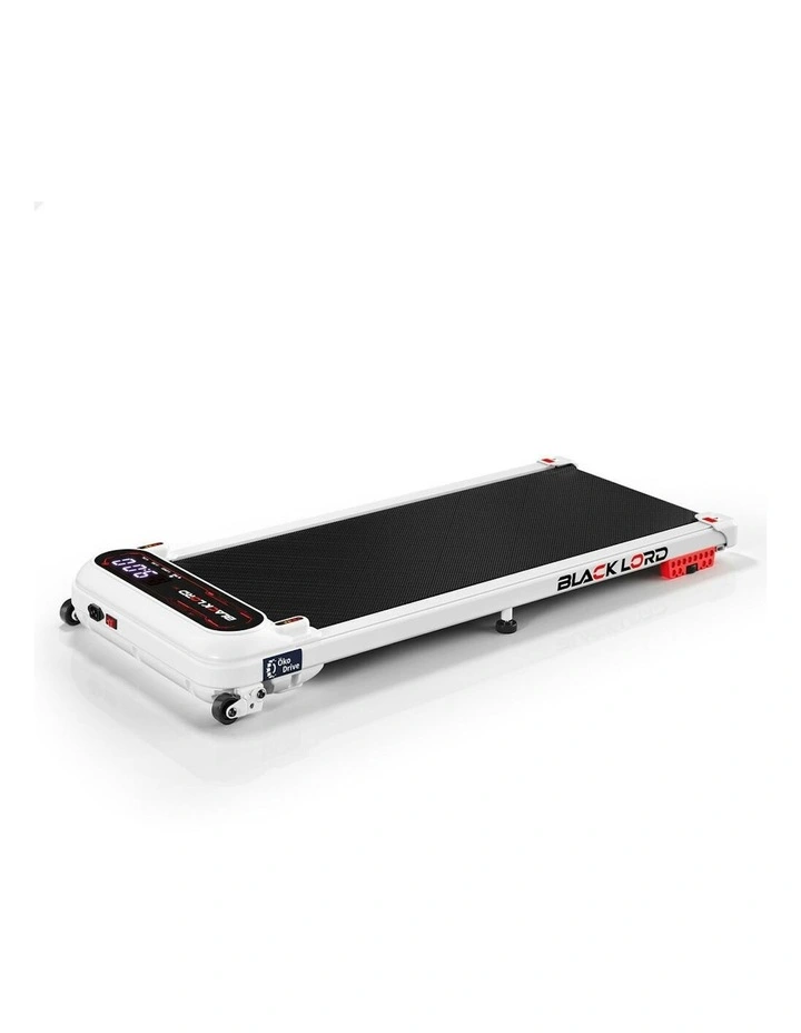 Treadmill Electric Walking Pad Incline Shock Absorbers Gym in White image 1