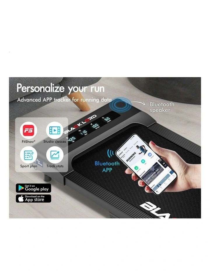 Under Desk Home Gym Electric Walking Pad Treadmill 400mm in Black image 3