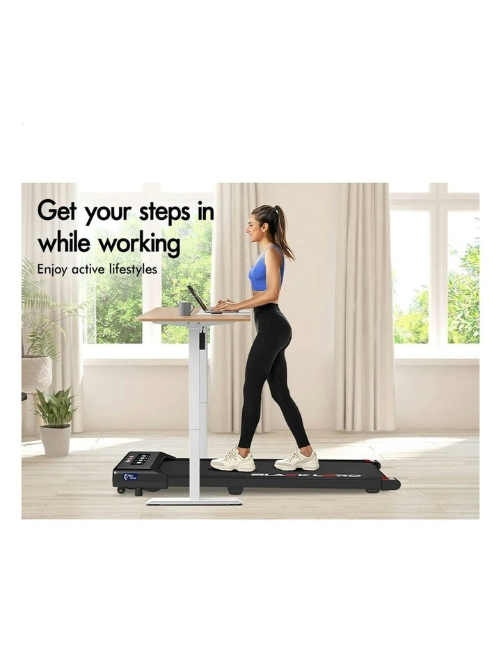 Under Desk Home Gym Electric Walking Pad Treadmill 400mm in Black image 4
