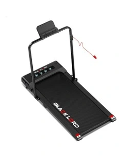 Electric Walking Pad Under Desk Foldable Gym Treadmill 400mm in Black