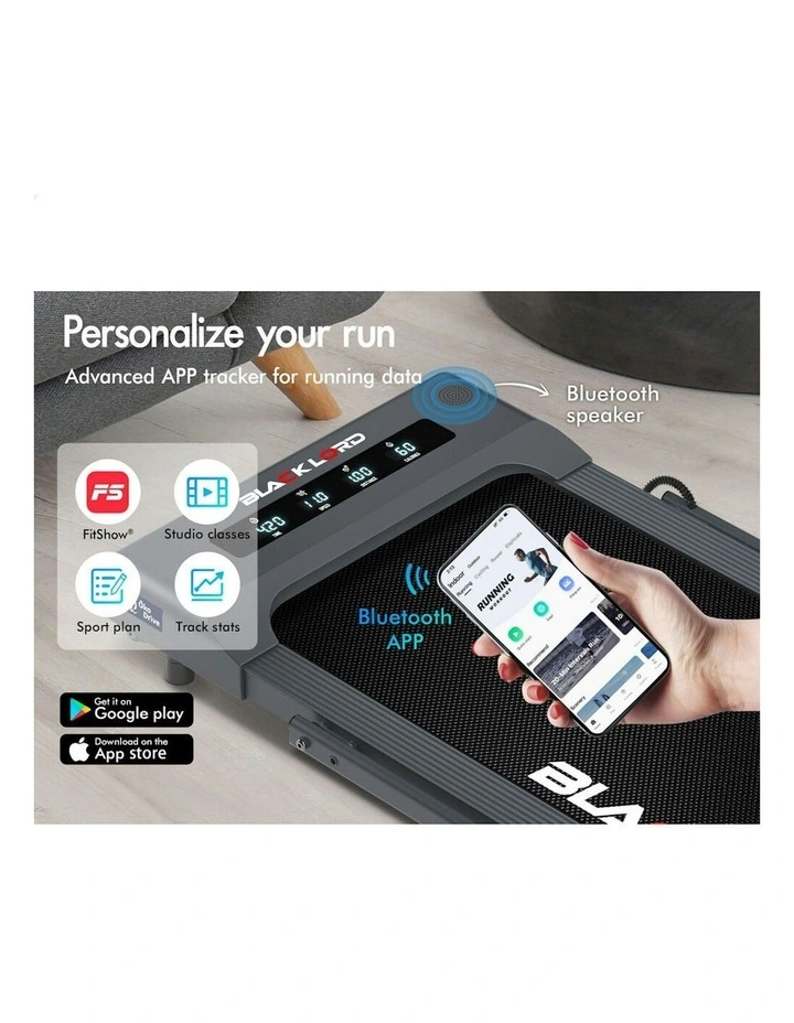 Electric Walking Pad Under Desk Treadmill 400mm in Grey image 3