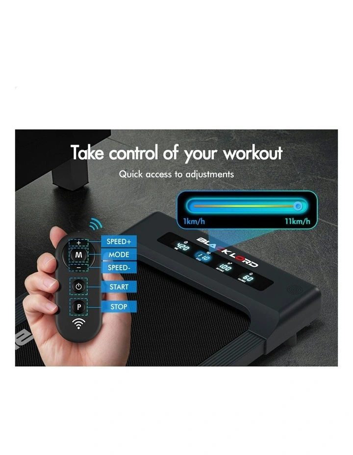 Electric Walking Pad Under Desk Treadmill 400mm in Grey image 6