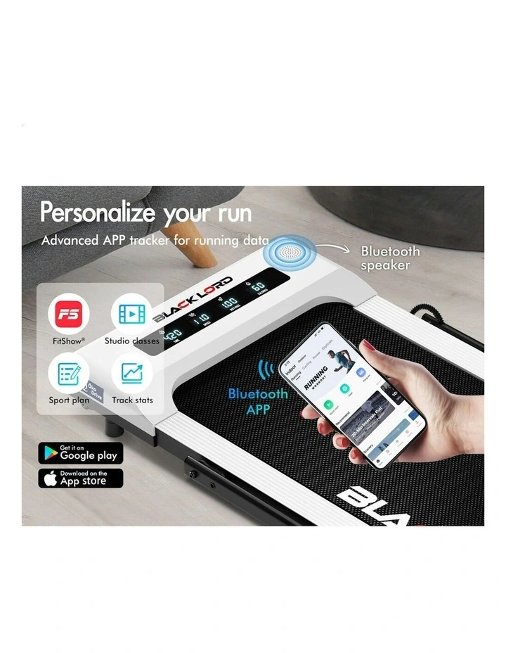 Treadmill Electric Walking Pad Under Desk Foldable Gym 400mm in White image 3