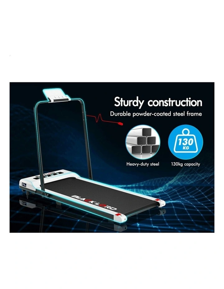 Treadmill Electric Walking Pad Under Desk Foldable Gym 400mm in White image 7