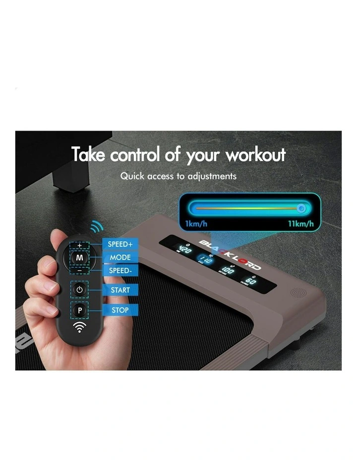 Black Lord Treadmill Electric Walking Pad Under Desk Home Gym 400mm in Pink image 6