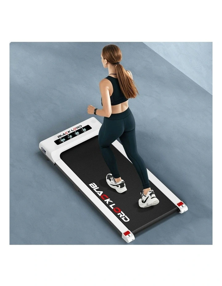 Electric Walking Pad Treadmill 400mm in White image 2