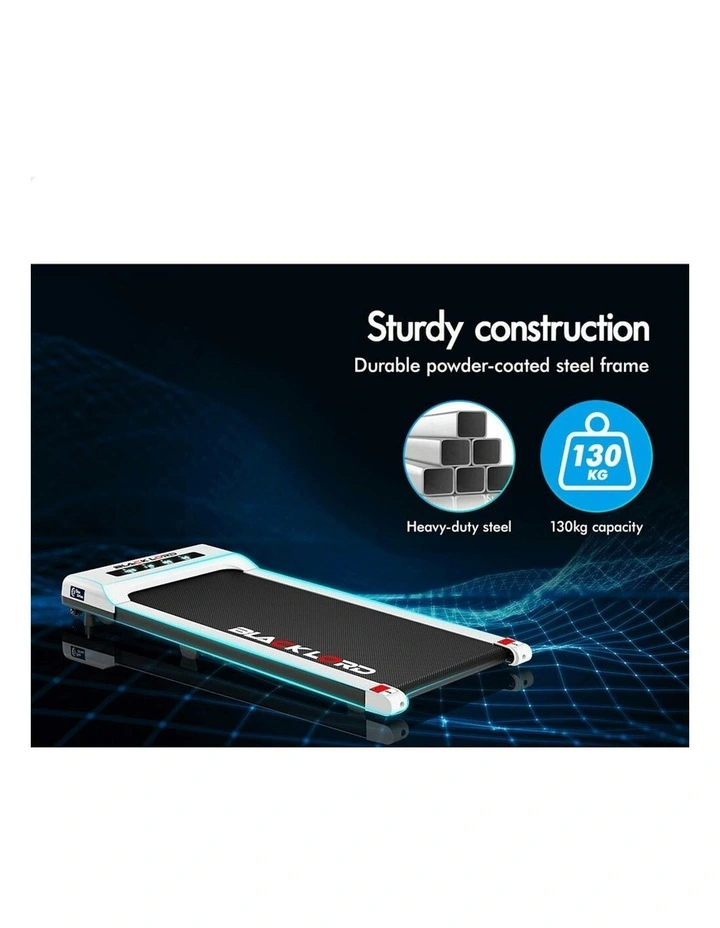 Electric Walking Pad Treadmill 400mm in White image 7