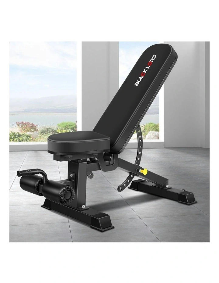 Commercial Weight FID Flat Bench in Black image 2