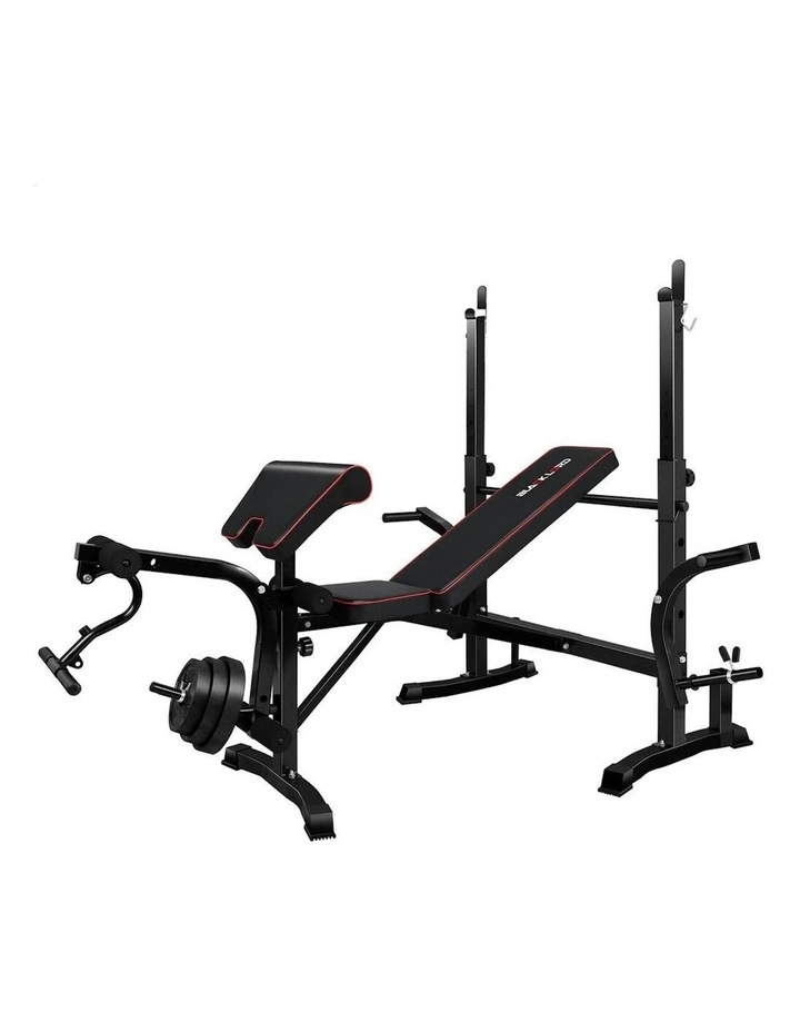 10in1 Press Multi-Station Weight Bench in Black image 1