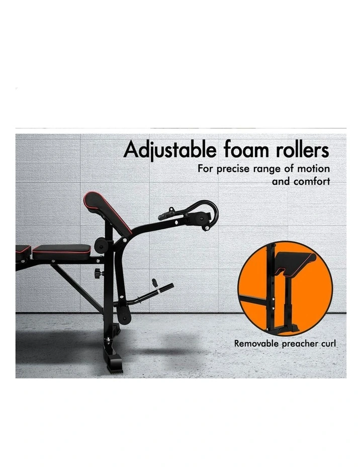 10in1 Press Multi-Station Weight Bench in Black image 5