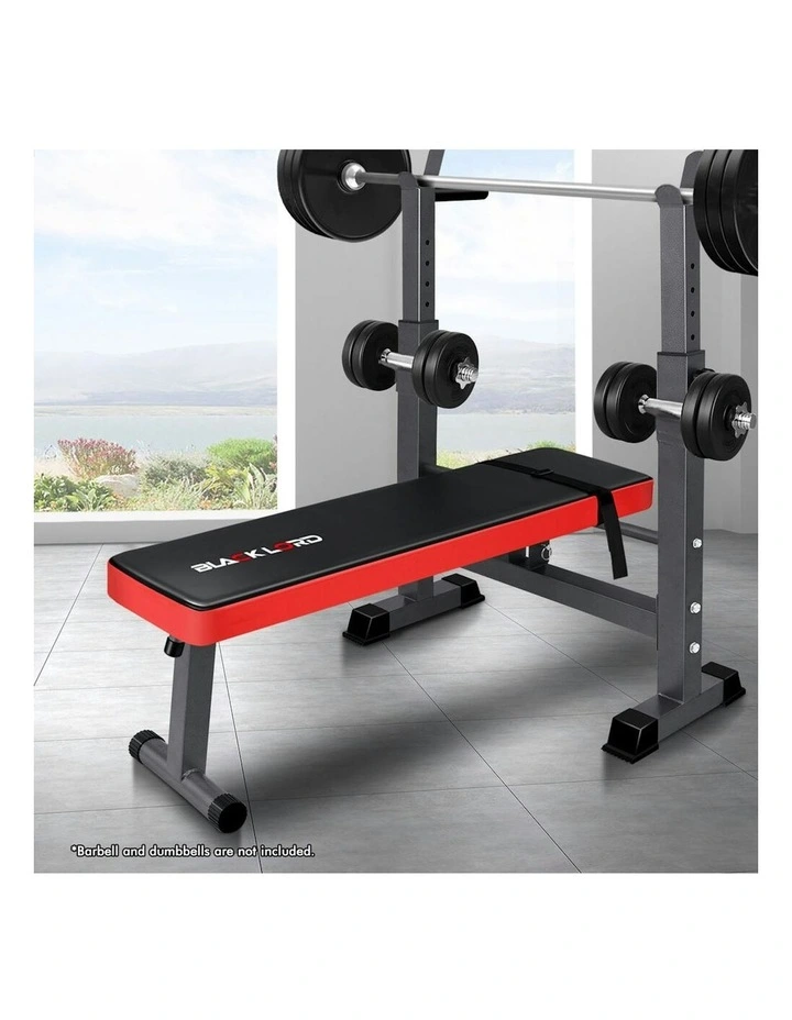 Press Squat Rack Incline Weight Bench in Black image 2