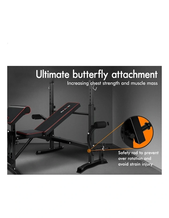 Press Multi-Station Fitness 14in1 Weight Bench in Black image 6