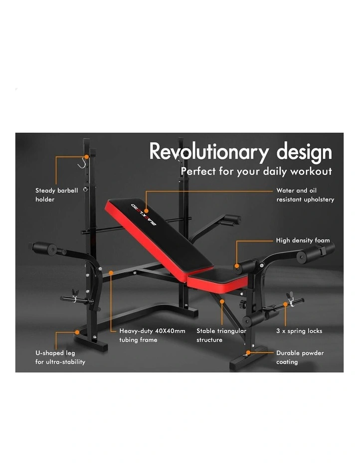 Press Multi-Station 8in1 Weight Bench  in Black image 3