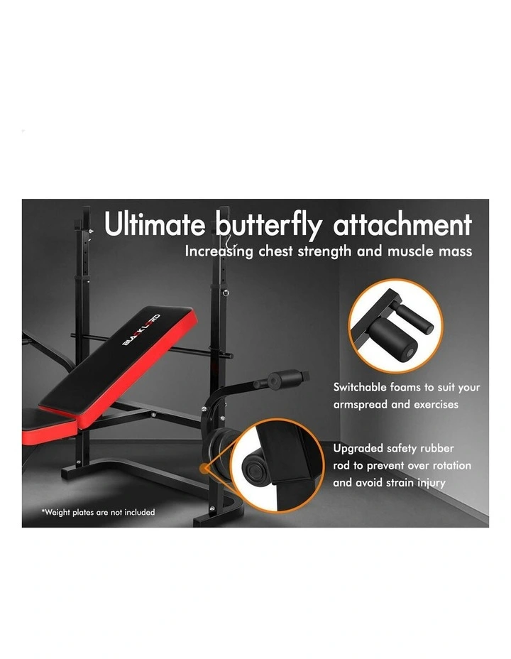 Press Multi-Station 8in1 Weight Bench  in Black image 4