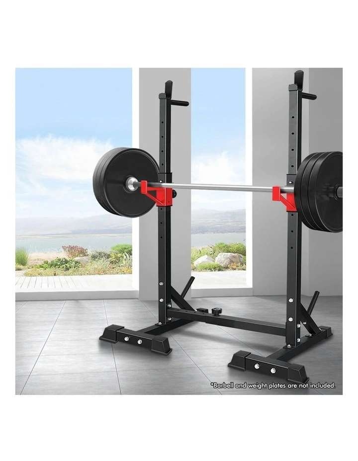 Adjustable Squat Rack in Black image 2