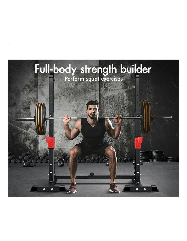 Adjustable Squat Rack in Black image 4